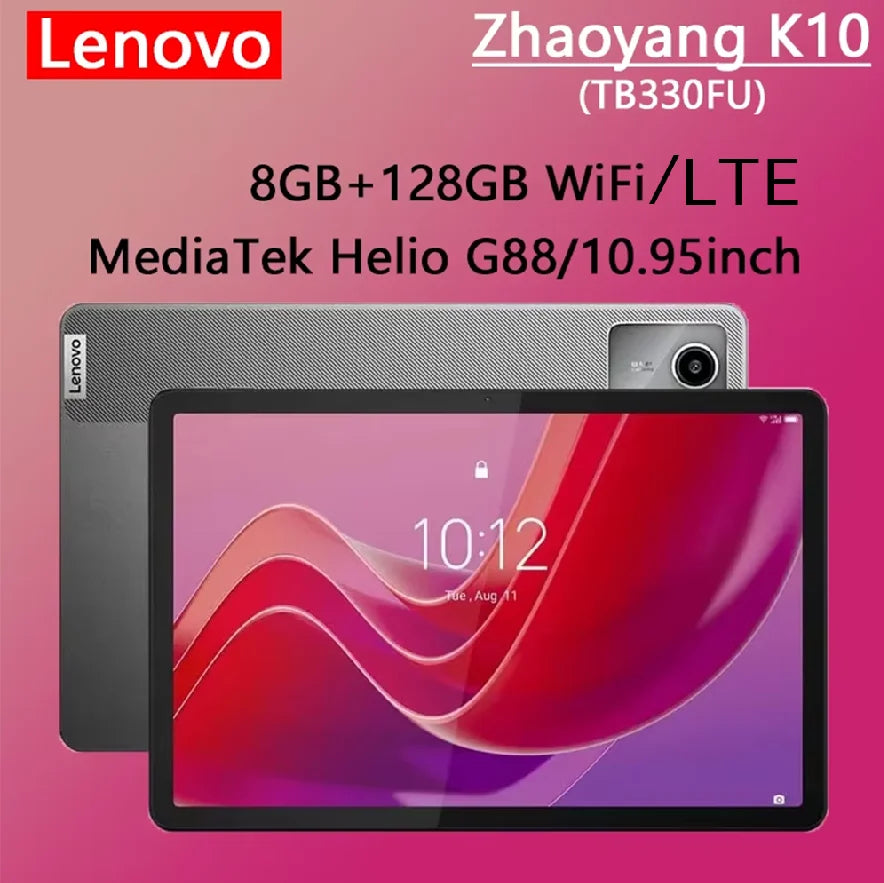 Lenovo Tab M11 WiFi/LTE Tablet — 10.95", 90Hz, 7040mAh, Face Recognition