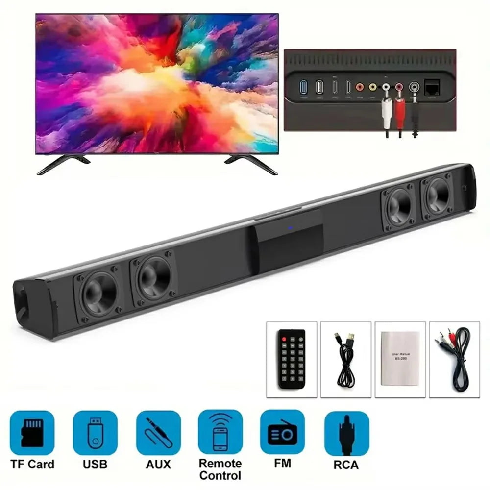 3D Home Theater Soundbar — Bluetooth Speaker & Subwoofer System