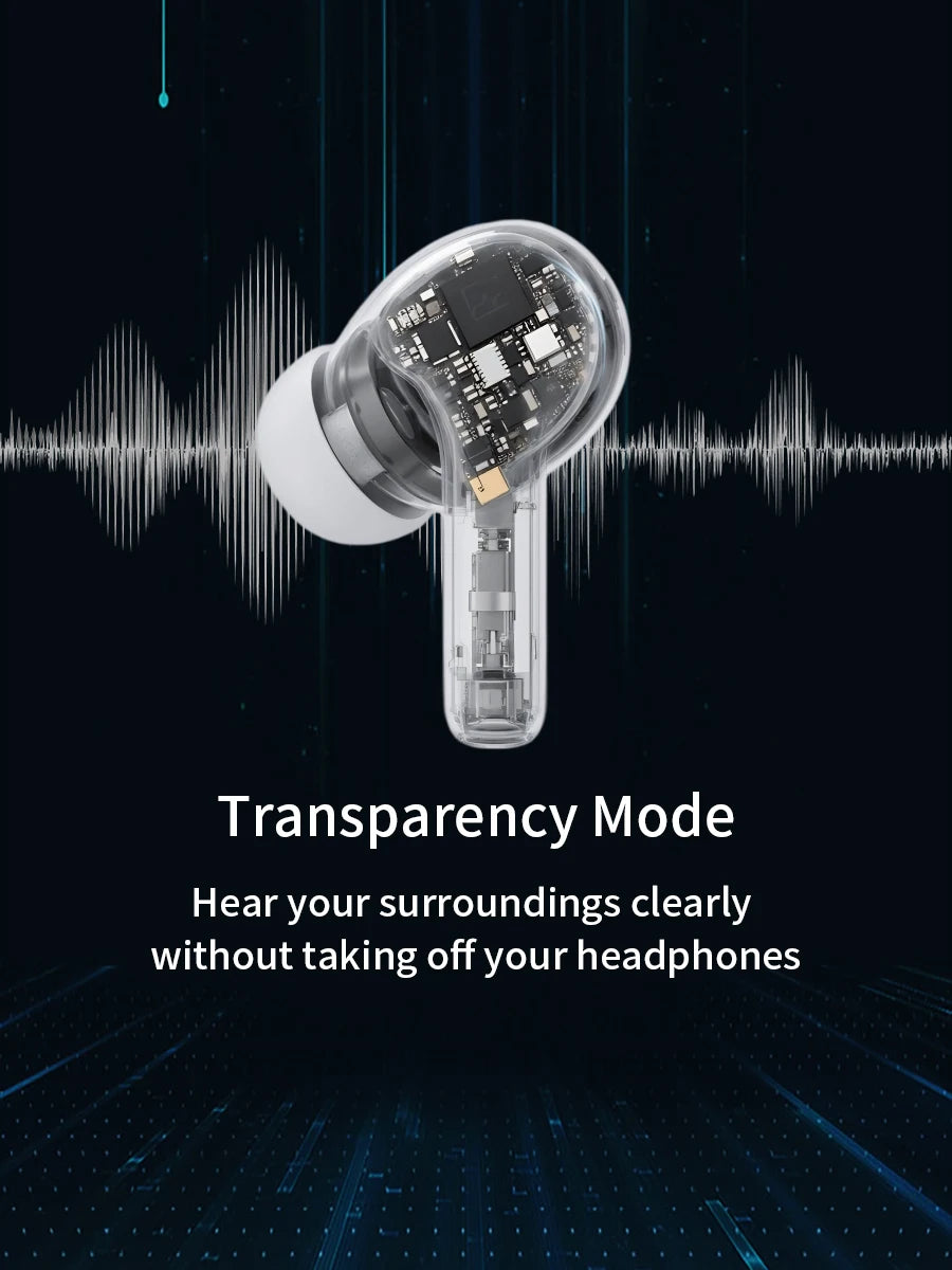 Pro 3 Wireless Earbuds — ANC, Heart Rate Monitor, Waterproof Sports